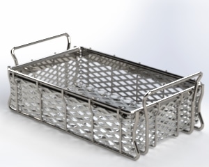 Three M Tool Expanded Metal Tote Basket