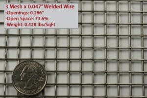 3 Mesh x 0.047 Welded Wire Mesh