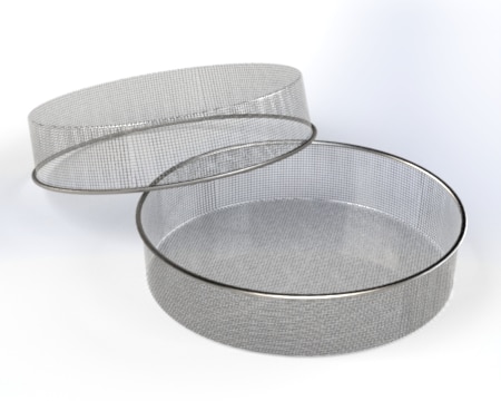 Wire Basket with Dividers, Heavy Parts Cleaning