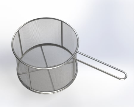 Three M Tool Stainless Parts Cleaning Basket