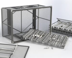 Heavy Duty Wire Mesh Basket with multiple pieces