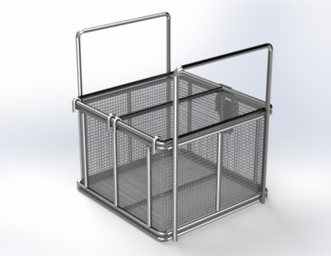 Three M Tool Stainless Steel Basket with Lid