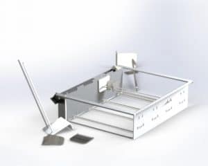 Tray and Carrier system to hold clipper blades